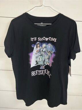 NWT Torrid Black Beetlejuice Graphic Tee